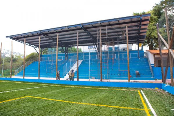 Arquibancada do novo complexo esportivo do Atalaia ganha cobertura