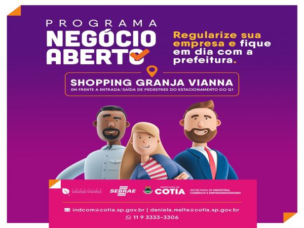 Programa Negócio Aberto é oportunidade para quem precisa regularizar a empresa