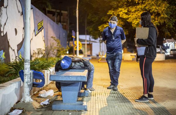 Baixa temperatura: Secretarias fazem ação conjunta em prol da população em situação de rua