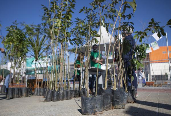 Secretaria do Verde faz pedágio ambiental na Feira Noturna de Cotia
