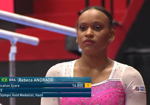 Rebeca Andrade ganha medalha de ouro e confirma hegemonia nos saltos