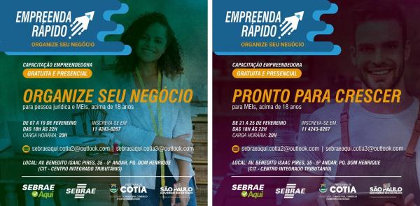 Escola Virtual tem inscrições para mais dois cursos em parceria com o Sebrae