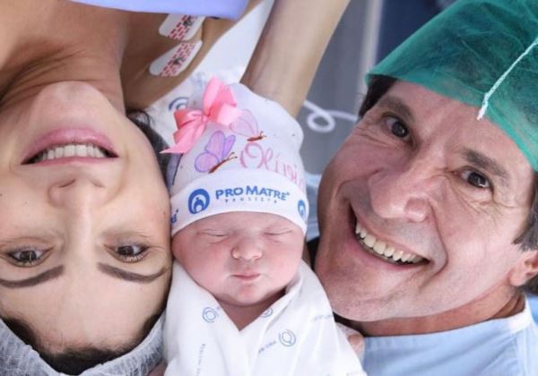Nasce a terceira filha do cantor Daniel e Aline de Pádua