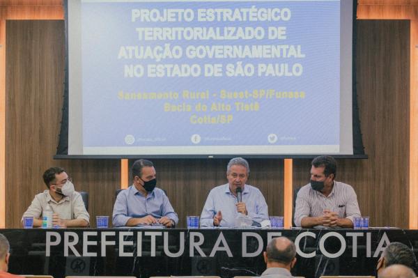Cotia sediou reunião da Funasa para mapeamento de prioridades em saneamento no Estado