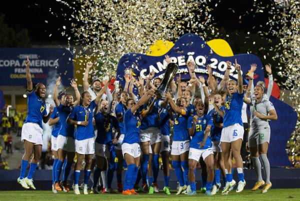 Brasil vence Colômbia e conquista oitava Copa América feminina