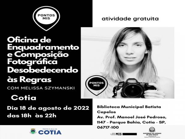 Abertas as inscrições para oficina de Enquadramento e Composição Fotográfica para Iniciantes