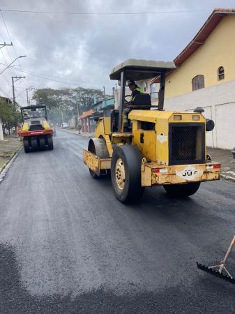 Melhorias viárias são implantadas na Vila São Joaquim por meio do “Asfalto Novo”