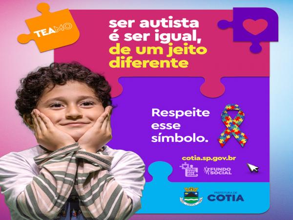 Prefeitura de Cotia lança campanha de conscientização sobre autismo