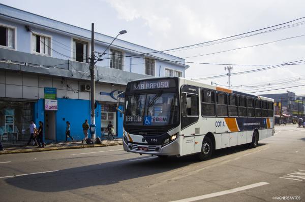 Cotia terá gratuidade no transporte público municipal no dia 30/10