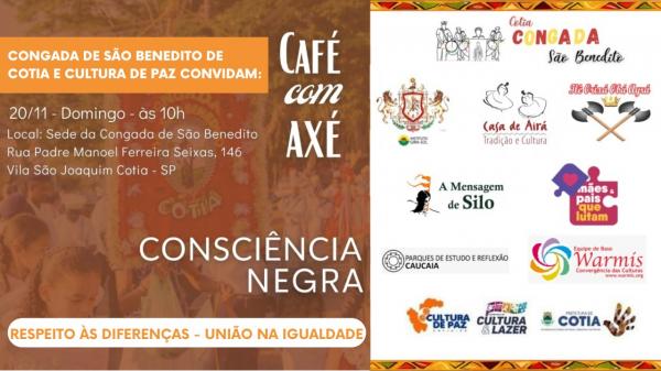 Edição especial do ‘Café com Axé’ marca a celebração do Dia da Consciência Negra em Cotia