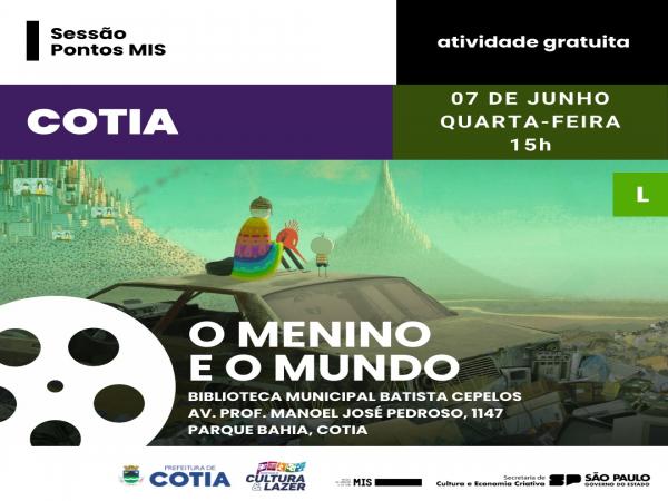 Sessões gratuitas: cultura divulga a programação de filmes em cartaz no mês de junho