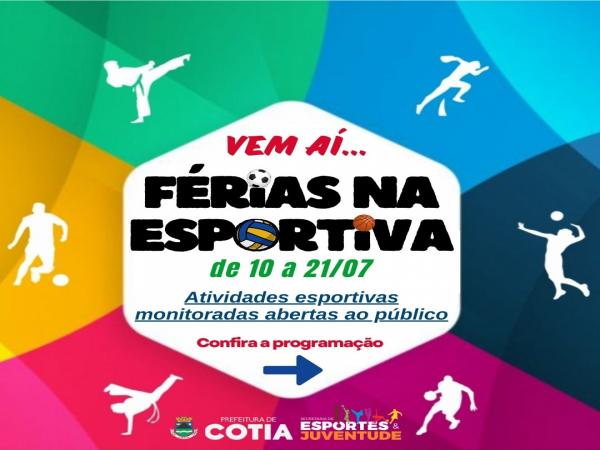 Julho é mês de Projeto ‘Férias na Esportiva’ no Ginásio de Esportes