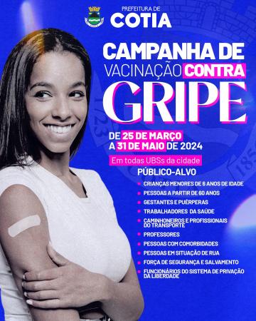 Prefeitura de Cotia dá largada à Campanha de Vacinação contra a Gripe