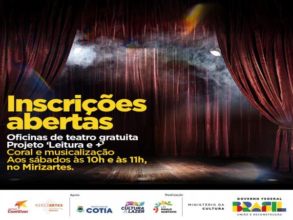Inscrições abertas para oficinas e atividades do ‘Mirizartes’