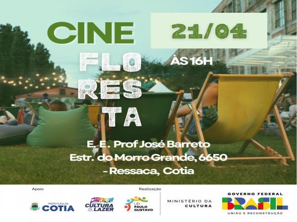 Chegou a vez do bairro da Ressaca receber o projeto ‘Cine Floresta’