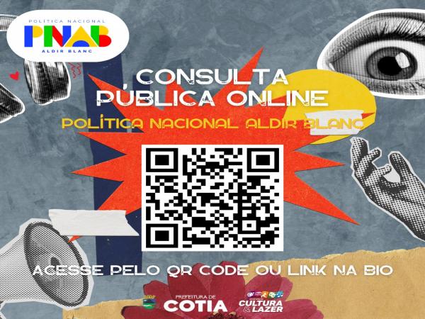 Está aberta a consulta pública on-line para elaboração da execução de recursos para a cultura