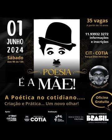 Inscrições abertas para a oficina gratuita ‘Poesia é a mãe!’