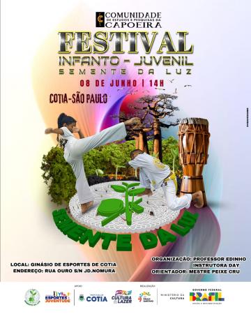Cotia celebra a tradição afro-brasileira com 1º Festival de Capoeira Infanto-Juvenil Semente da Luz