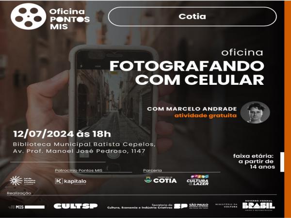 Oficina gratuita: Marcelo Andrade ministra 