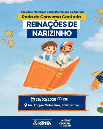 Biblioteca de Caucaia terá programação com uma ‘viagem’ ao mundo de Monteiro Lobato