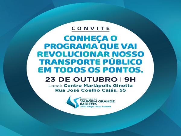 Vargem Grande Paulista terá transporte público gratuito