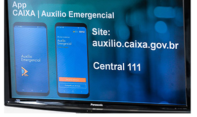 Caixa credita auxílio emergencial em contas dos beneficiários