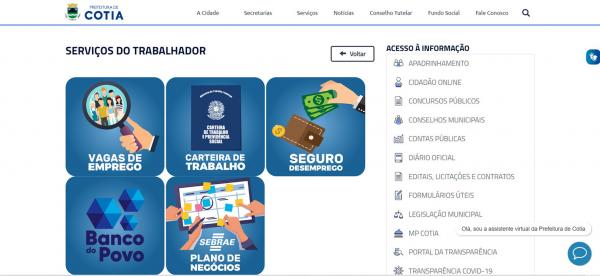 Prefeitura de Cotia lança novos serviços online para o cidadão