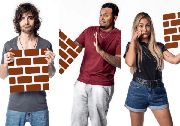 Nego Di, Fiuk e Sarah se enfrentam no 3º paredão da temporada
